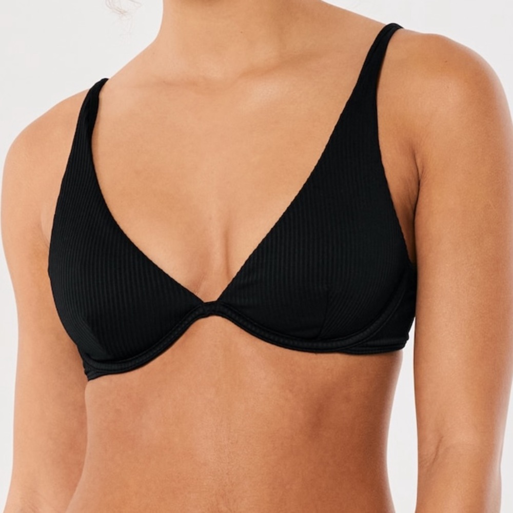 Hollister High Apex ribbed underwire bikini top